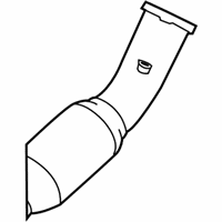 OEM 2007 Dodge Magnum Front Catalytic Converter And Pipe - 4581745AE