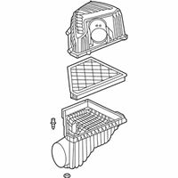 OEM 2022 Cadillac XT5 Air Cleaner Assembly - 84521049