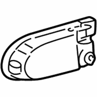 OEM 2005 Saturn Relay Handle Asm, Front Side Door Outside *Service Primer - 19257094