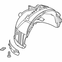 OEM 2022 Lincoln Aviator Fender Liner - LC5Z-16102-B