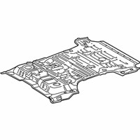 OEM 2017 Lexus LX570 Pan, Rear Floor - 58311-60830