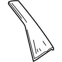 OEM 2011 Honda Accord Crosstour Garnish, L. RR.RR. Door Pillar(Outer) - 72761-TP6-A00