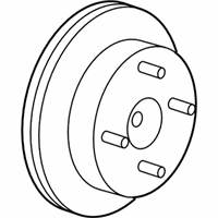 OEM 2006 Ford Focus Rotor - 4U2Z-1V125-M