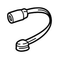 OEM 1995 BMW 740i Brake Pad Sensor, Rear - 34-35-1-182-065