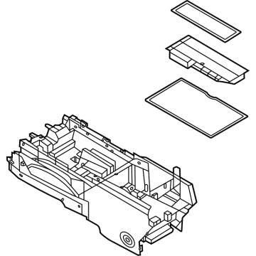 OEM 2022 Ford F-150 PANEL ASY - CONSOLE - ML3Z-15045A36-BA