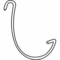 OEM GMC Jimmy Engine Coolant Recovery Tank Hose - 15689607