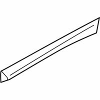 OEM 2020 BMW X4 Moulding Door Rear Left - 51-13-8-499-211