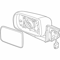 OEM Kia Borrego Outside Rear View Mirror Assembly, Right - 876202J100