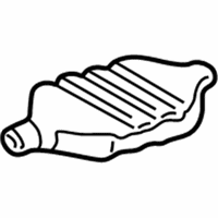 OEM 1999 GMC C2500 3-Way Catalytic Convertor Assembly - 25312171