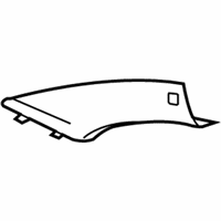 OEM 2006 BMW 330i Cover, Column A Left - 51-43-7-141-047