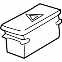 OEM 2000 BMW Z3 Hazard Warning Switch - 61-31-1-374-220