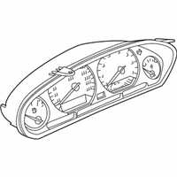 OEM BMW Instrument Cluster - 62-11-2-496-305