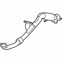 OEM Hyundai Santa Fe Front Muffler Assembly - 28610-2W130