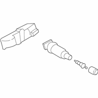 OEM BMW 640i Gran Coupe TPMS Sensor - 36106876666