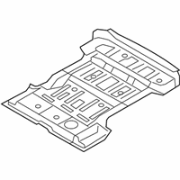 OEM Kia Borrego Panel Assembly-Rear Floor - 655102J100