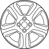 OEM 2013 Nissan Altima Aluminum Wheel (17X7.5) - 40300-ZX01B