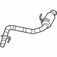 OEM 2022 Jeep Gladiator Exhaust Resonator And Tailpipe - 68464812AA