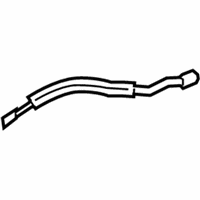 OEM Hyundai Genesis Front Door Inside Handle Cable Assembly, Right - 81372-B1000