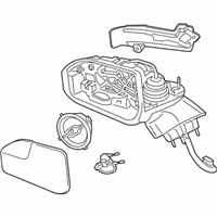 OEM 2015 Lincoln MKZ Mirror Assembly - FP5Z-17682-K