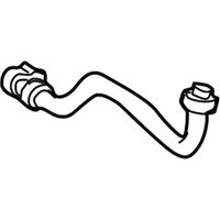 OEM 1999 Toyota Sienna Pipe, Cooler Refrigerant Suction, F - 88717-08020