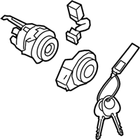 OEM Kia Forte Koup Lock Key & Cylinder Set - 81905A7240