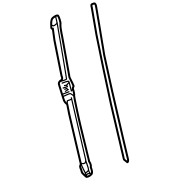 OEM 2020 Toyota Mirai Wiper Blade - 85212-62021