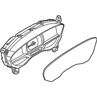 OEM 2013 Lincoln MKZ Cluster Assembly - DP5Z-10849-AA