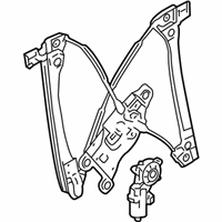 OEM 2011 Chevrolet Equinox Window Regulator - 22803199