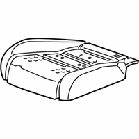 OEM 2022 Honda Accord Pad, Left Front Seat Cushion - 81537-TVC-A11