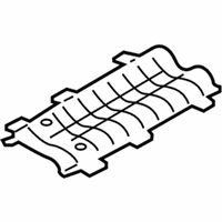 OEM 2011 Nissan Juke INSULATOR Heat Front - 74758-1KD0A