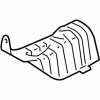 OEM 2011 Nissan Juke INSULATOR Heat Front Floor - 74751-1KD0A