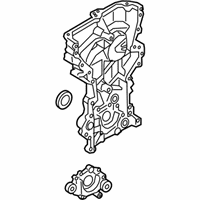 OEM 2019 Kia Optima Cover Assembly-Timing Chain - 213502E450