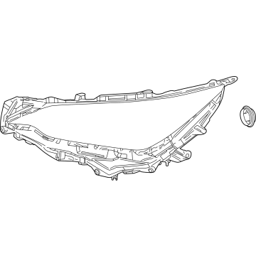 OEM 2022 Lexus NX450h+ UNIT ASSY, HEADLAMP - 81070-78260