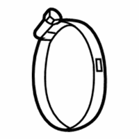 OEM Acura TSX Clamp, Air Flow (89) - 17314-R40-003