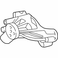 OEM 1995 GMC C1500 Water Pump - 12529082