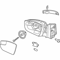 OEM 2018 Ford Escape Mirror Assembly - GJ5Z-17683-HA