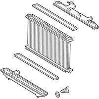 OEM 2007 Toyota Camry Radiator Assembly - 16400-0H240