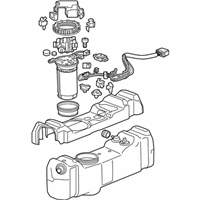 OEM 2013 GMC Sierra 3500 HD Tank Asm-Emission Reduction Fluid - 23125858