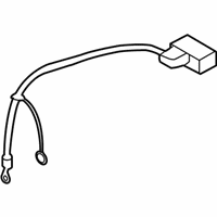 OEM 2007 BMW 335i Plus Pole Battery Cable - 61-12-9-217-031