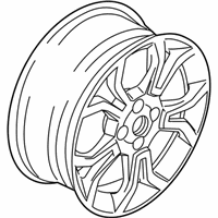 OEM 2022 Ford EcoSport Wheel, Alloy - GN1Z-1007-X