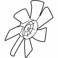 OEM Cadillac DTS Fan Blade - 21999768