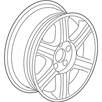OEM 2007 Chrysler Pacifica Wheel-Aluminum - 1CL77CDMAB