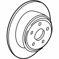 OEM 2000 Ford Expedition Rotor - YL1Z-2C026-AA