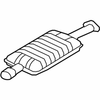 OEM 2005 Ford Escape Muffler - 6L8Z-5230-B