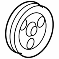 OEM 2008 Cadillac DTS Pulley Asm, P/S Pump - 19367417