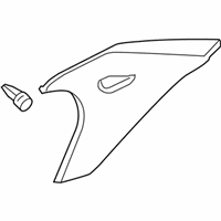 OEM 2008 Nissan Maxima Finisher-Rear Pillar, RH - 76934-ZK000
