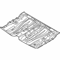 OEM Nissan Quest Floor Front - 74300-1JA0A