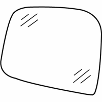 OEM 2021 Jeep Grand Cherokee Glass-Mirror Replacement - 68082638AB