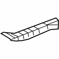 OEM 2009 Honda Fit Plate C, Floor Ht/Ba - 74603-TF0-J50