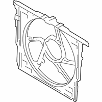 OEM 2013 BMW 760Li Acoustic Ring Fan Cowl - 17-42-7-601-953